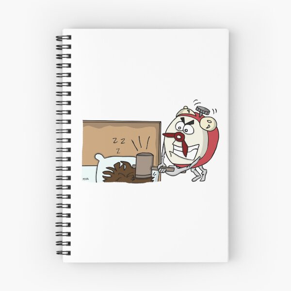 Item preview, Funny Angry Alarm Clock with Hammer Sticker | Brutal Morning Meme Art designed and sold by MyxaART.