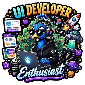 Artwork thumbnail, UI Developer Sticker | UX Designer Interface Design Gift by NuniDesigns