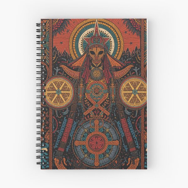 Item preview, New Era Aztec Shaman Future Psychedelic Motifs designed and sold by GrinGalore.