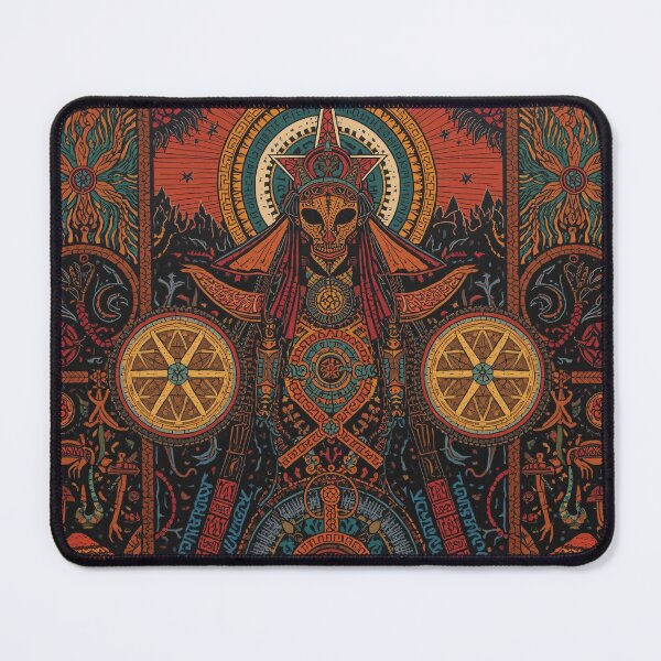 Item preview, New Era Aztec Shaman Future Psychedelic Motifs designed and sold by GrinGalore.