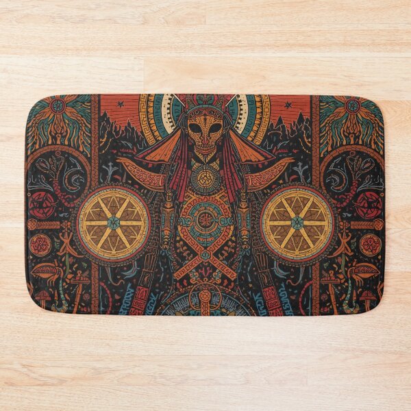 Item preview, New Era Aztec Shaman Future Psychedelic Motifs designed and sold by GrinGalore.