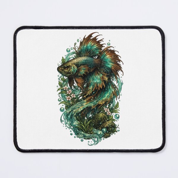 Item preview, Emerald Abyss Betta Fish designed and sold by PlanetBoi.