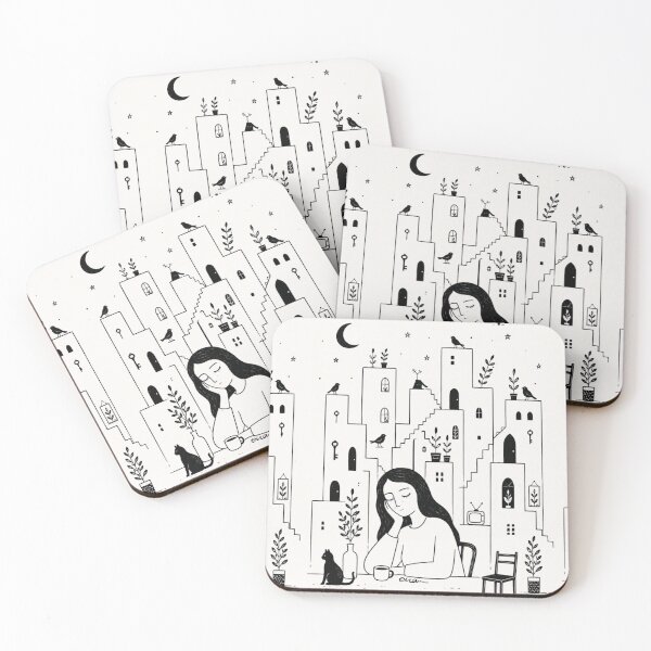 Item preview, Silent City Dreams designed and sold by EvaArtHome.