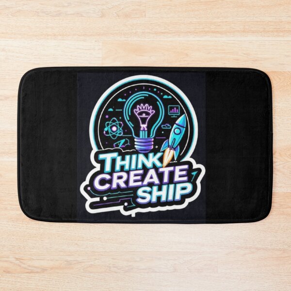 Item preview, Think Create Ship Entrepreneur and Creator Sticker for Builders designed and sold by skillifyme.