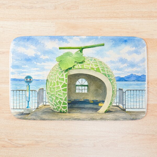 Item preview, Melon Bus Stop (Hiragen) designed and sold by HOMETOWN86.