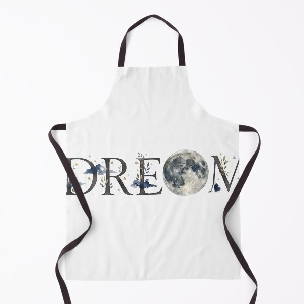 Item preview, DREAM Moon Typography Watercolor Celestial Night Sky Wall Art designed and sold by Presshue.