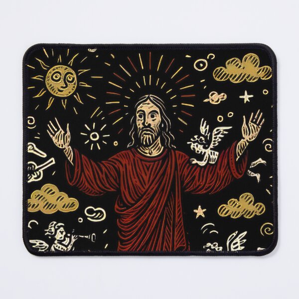 Item preview, Weather Vane Jesus – hip Meets Defiance Graphic Tee #366 designed and sold by sandrahofer-art.
