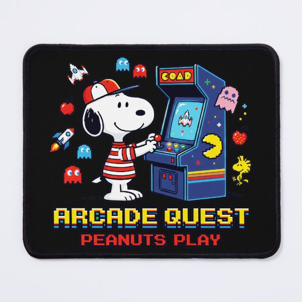 Item preview, Arcade Quest Peanuts Play Retro Gaming Fan designed and sold by LysiTHWIP.