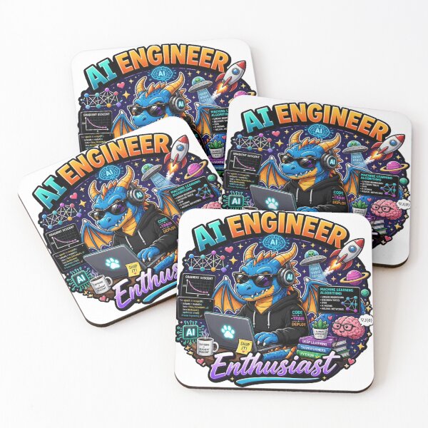 Item preview, AI Engineer Sticker | Artificial Intelligence Developer Gift designed and sold by NuniDesigns.