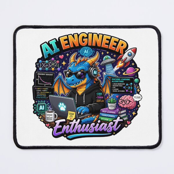 Item preview, AI Engineer Sticker | Artificial Intelligence Developer Gift designed and sold by NuniDesigns.