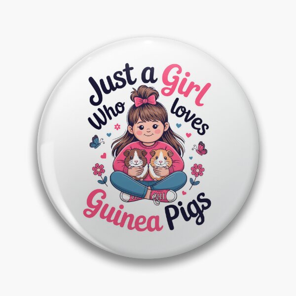Item preview, Just a Girl who loves Guinea Pigs designed and sold by jkrphoto.
