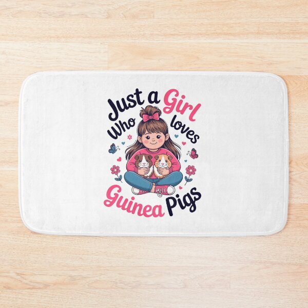 Item preview, Just a Girl who loves Guinea Pigs designed and sold by jkrphoto.