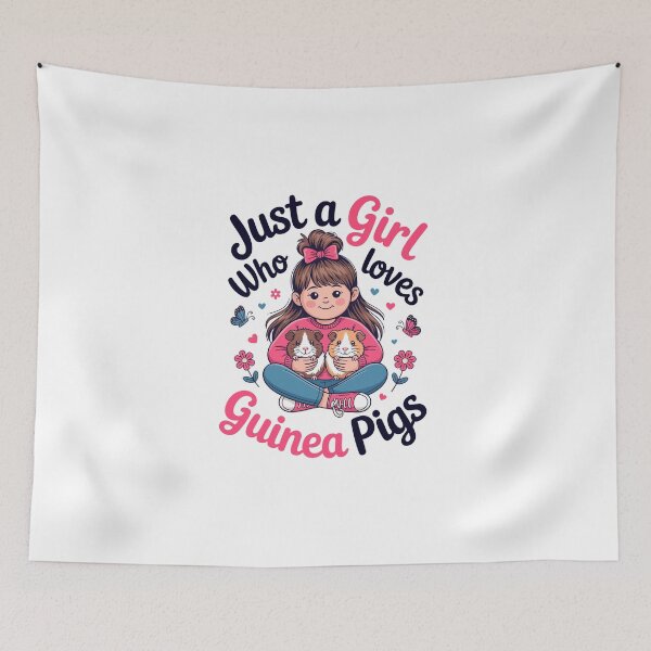 Item preview, Just a Girl who loves Guinea Pigs designed and sold by jkrphoto.