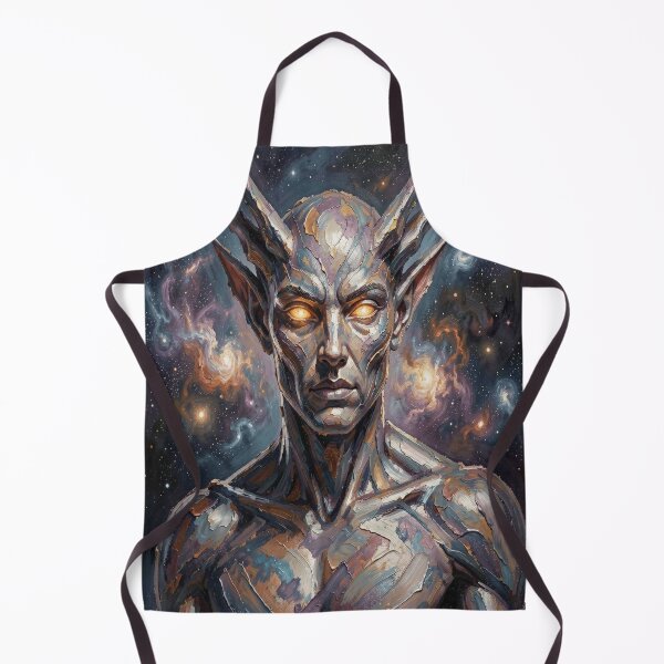 Item preview, Cosmic impasto portrait of an ancient celestial being made of dust, mists, and galactic energy designed and sold by FotoworldEdel.