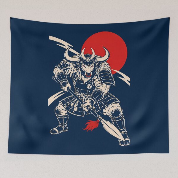 Item preview, Samurai Buffalo designed and sold by KungPowUnicorn.