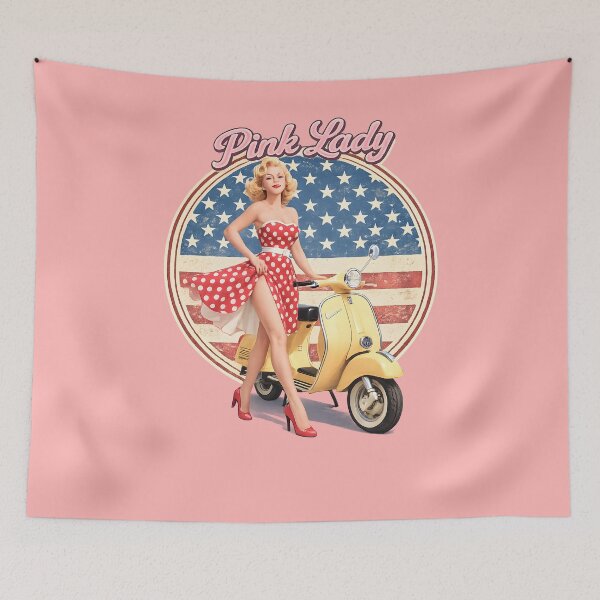 Item preview, Retro Diner Pin Up Girl Witress Vintage 50s Milkshake Rockabilly Americana Style designed and sold by Ivory Code.