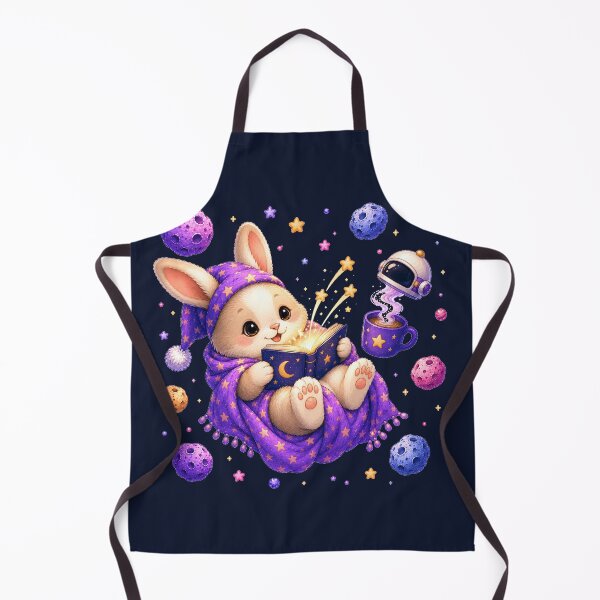 Item preview, Cute Kawaii Bunny Reading a Book in Open Space designed and sold by Seculinator.