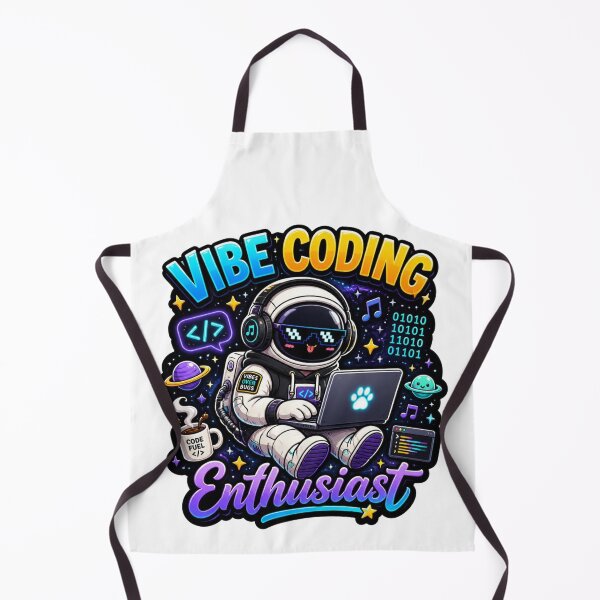 Item preview, Vibe Coding Enthusiast Sticker | Lo-Fi Programmer Aesthetic designed and sold by NuniDesigns.