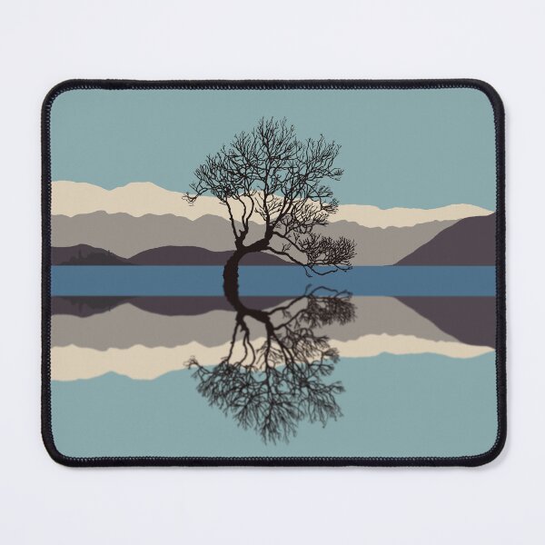 Item preview, Tree on the Lake - Wānaka New Zealand   designed and sold by BlackthornDsign.