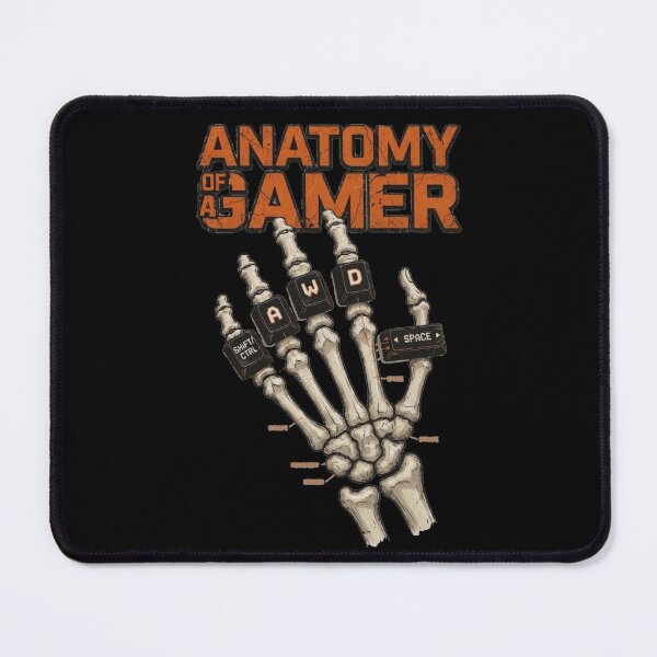 Item preview, Anatomy of A Gamer Skeleton Hand Funny WASD Gaming Vintage designed and sold by CF_VintageDesign.