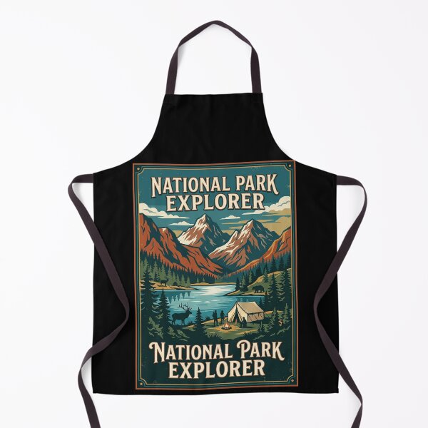 Item preview, National Park Explorer - Vintage Outdoor Adventure designed and sold by PGRprint.