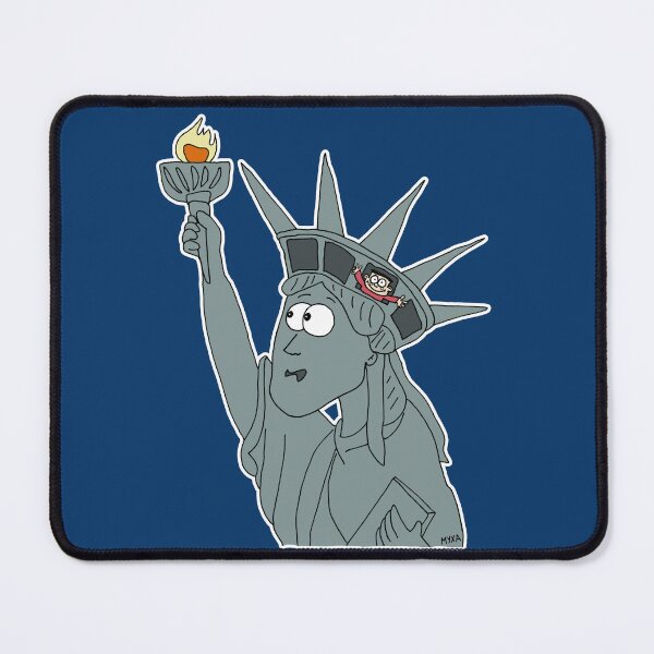 Item preview, Funny Statue of Liberty Tourist Sticker | Cute New York Travel Humor designed and sold by MyxaART.