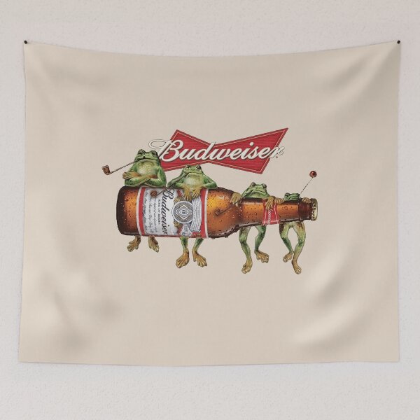Item preview, Funny Frogs Carrying Beer Bottle Vintage Classic T-Shirt designed and sold by MichaelAdamArt.