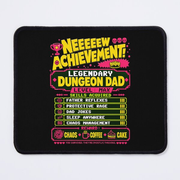 Item preview, Premium Legendary Dungeon Dad New Achievement Fathers Day designed and sold by SweetCornrrFun.