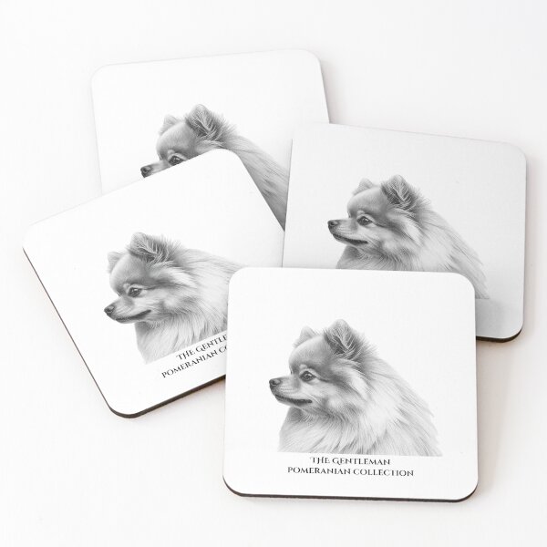 Item preview, Gentleman  Pomeranian | Elegant Dog Pencil Sketch designed and sold by VibeArtlyStudio.