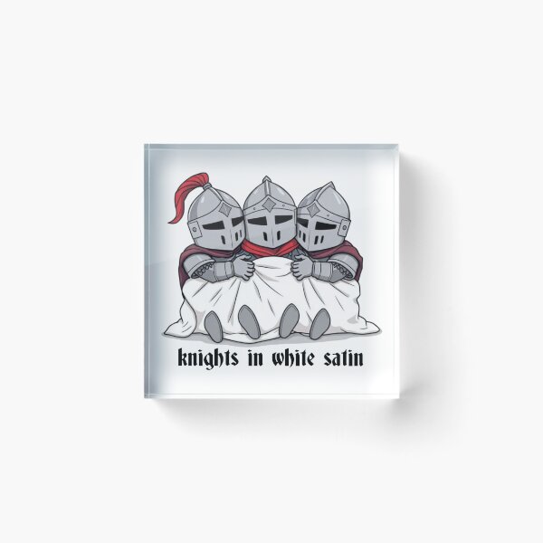 Item preview, Funny Knights in White Satin Cartoon designed and sold by BeautifulVibe.
