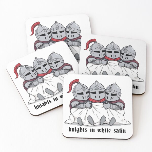 Item preview, Funny Knights in White Satin Cartoon designed and sold by BeautifulVibe.