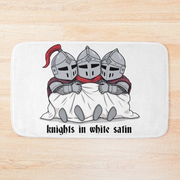 Item preview, Funny Knights in White Satin Cartoon designed and sold by BeautifulVibe.