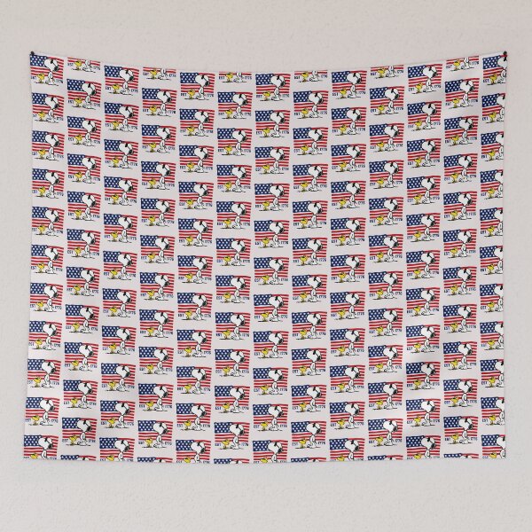 Item preview, Snoopy Woodstock Est 1776 American Flag Patriot Independence Day designed and sold by LysiTHWIP.
