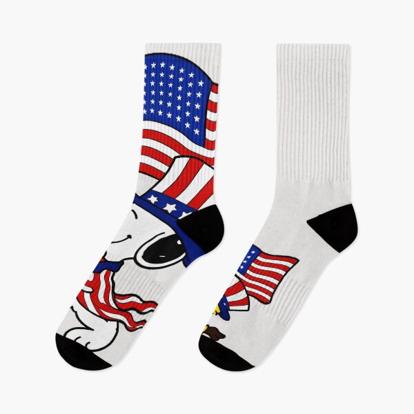 Item preview, Snoopy Woodstock Patriotic American Flag Independence Day Celebration designed and sold by LysiTHWIP.