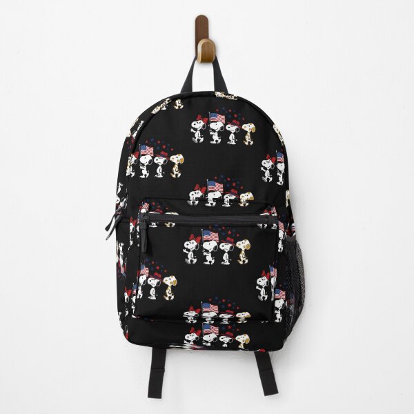 Item preview, Snoopy Peanuts Patriotic American Flag March designed and sold by LysiTHWIP.