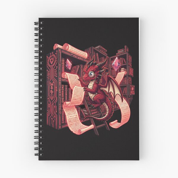 Item preview, The Code Archivist: Red Dragon Information Matrix designed and sold by MarkRemarkable.