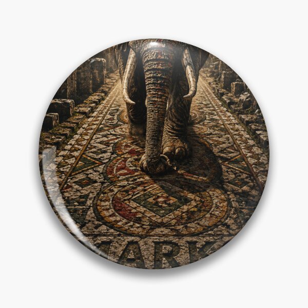 Item preview, HardTech Founder Focus Elephant Basalt Stone Art designed and sold by SavannaStrikes.