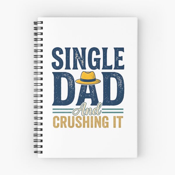 Item preview, Single Dad Crushing design- Funny Vintage Father’s Day Gift designed and sold by SideKickCreates.