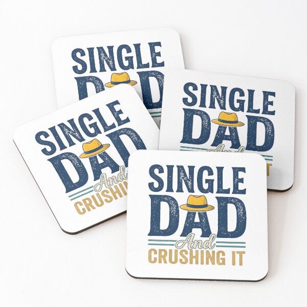 Item preview, Single Dad Crushing design- Funny Vintage Father’s Day Gift designed and sold by SideKickCreates.