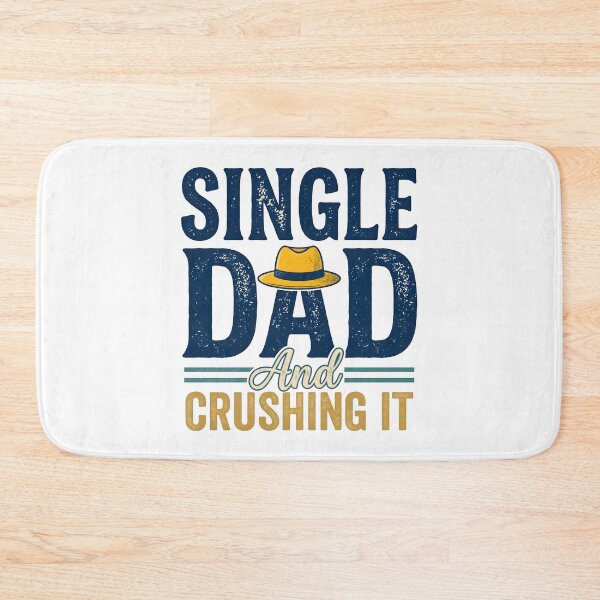 Item preview, Single Dad Crushing design- Funny Vintage Father’s Day Gift designed and sold by SideKickCreates.