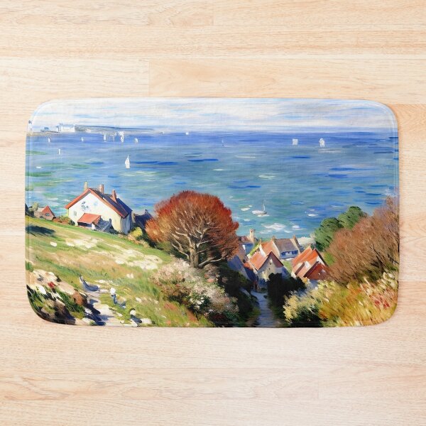Item preview, Pourville on the Normandy Coast: Impression of Sunlit Cliffs designed and sold by artdesignsnow.