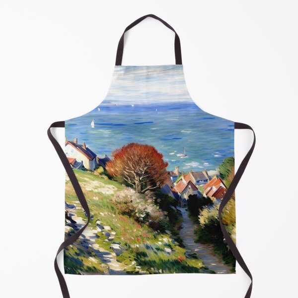 Item preview, Pourville on the Normandy Coast: Impression of Sunlit Cliffs designed and sold by artdesignsnow.
