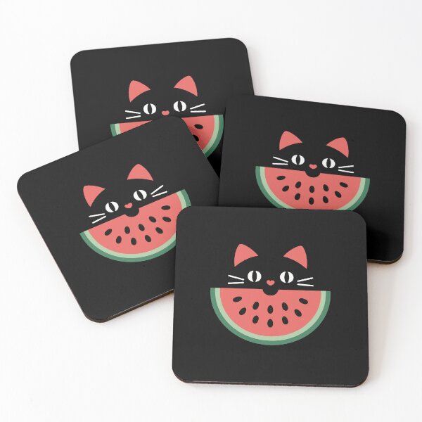 Item preview, watermelon and cat designed and sold by jkrphoto.
