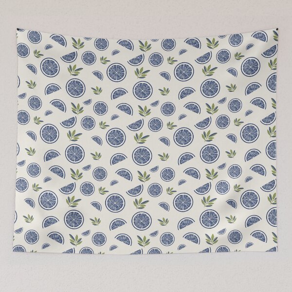 Item preview, Botanical Citrus Sketch Pattern designed and sold by Little Wimbly.
