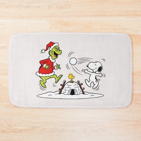 Item preview, Grinch Snoopy Woodstock Snowball Fight Christmas Holiday designed and sold by LysiTHWIP.