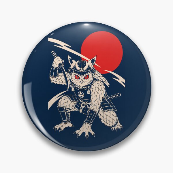 Item preview, Samurai Owl designed and sold by KungPowUnicorn.
