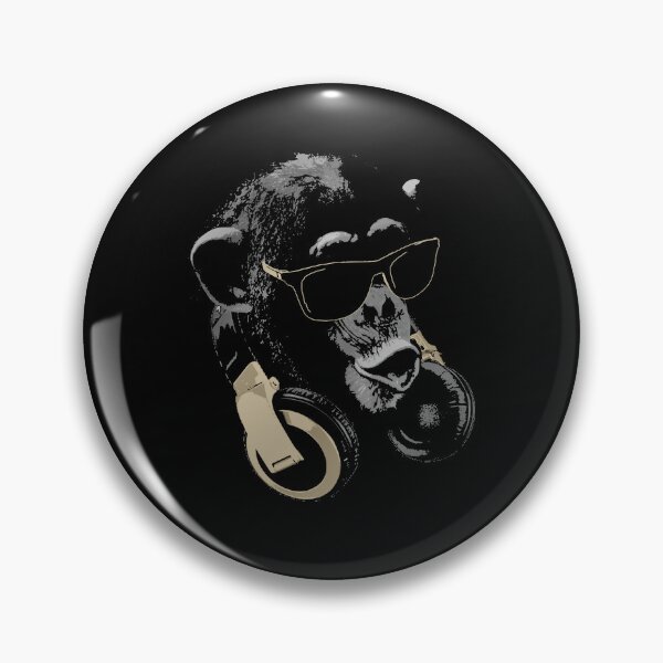 Item preview, Cool Monkey Sunglasses Headphone Ape Chimp designed and sold by marke770.
