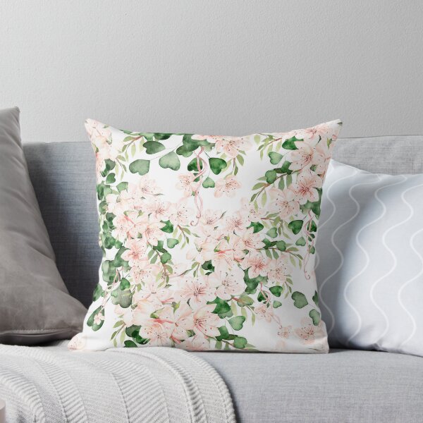Item preview, Midori Sakura - Watercolor Japanese Cherry Blossom Pattern designed and sold by KaitoJapanDesign.