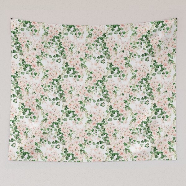 Item preview, Midori Sakura - Watercolor Japanese Cherry Blossom Pattern designed and sold by KaitoJapanDesign.