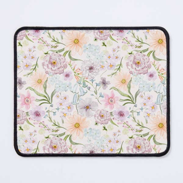 Item preview, Pastel Cottage Garden Floral Pattern designed and sold by coshe.